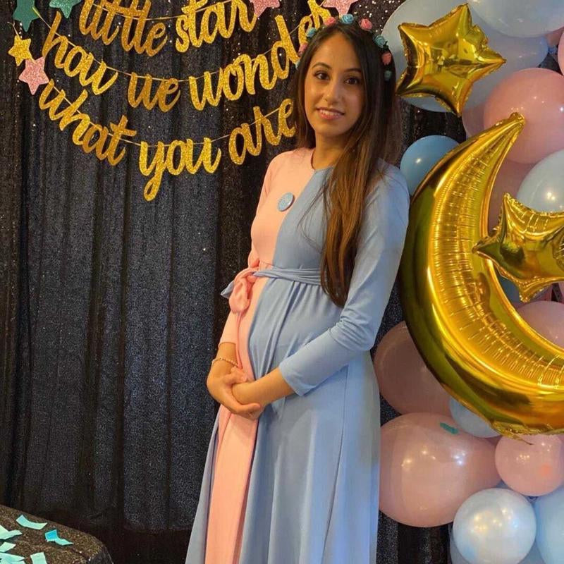 Maternity Gender Reveal Jumpsuit Dress Pregnancy Maternity