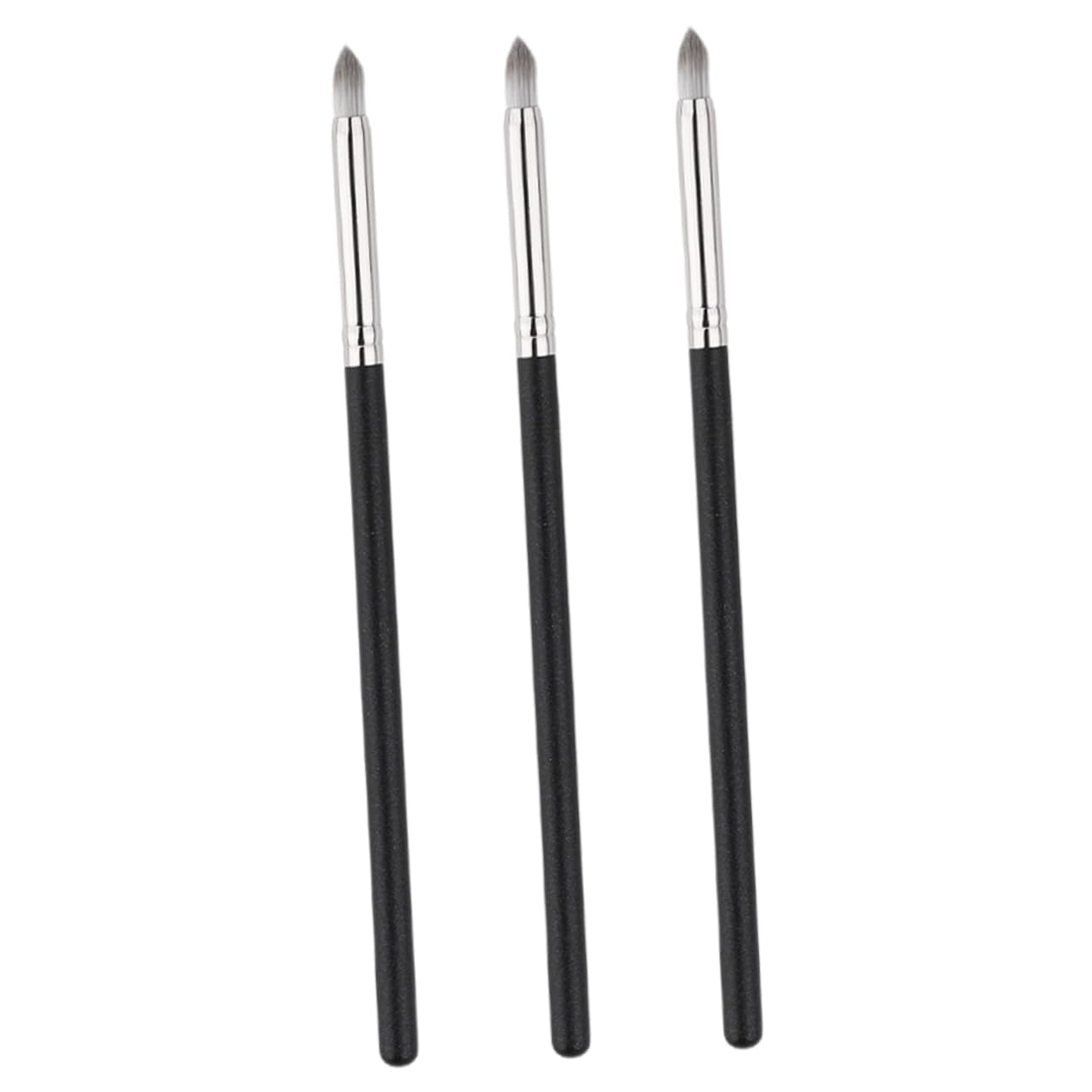 3Pcs Concealer Brush Angled Eye Nose Contour Handle Makeup Brush for Powder Concealer