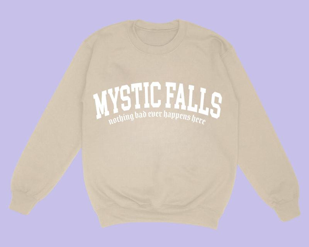 Mystic Falls *Vampire Diaries* Sweatshirt TV Shows Womens Tops