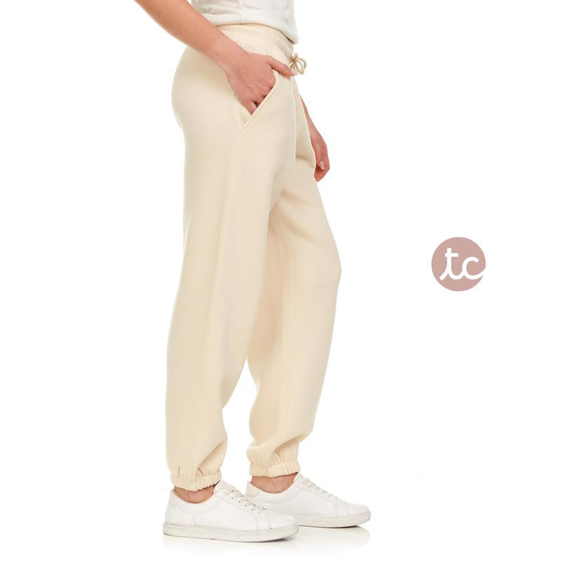 Sweatpants for Women, Closed Cinch Bottom Fleece Lounge Womens Oversized Joggers
