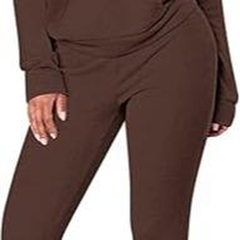 FUPHINE Women'S 2 Piece Sets Long Sleeve Hoodies Sweatpant Set Lounge Sets Fall Outfits Tracksuit 2024 Clothes (Black,L)