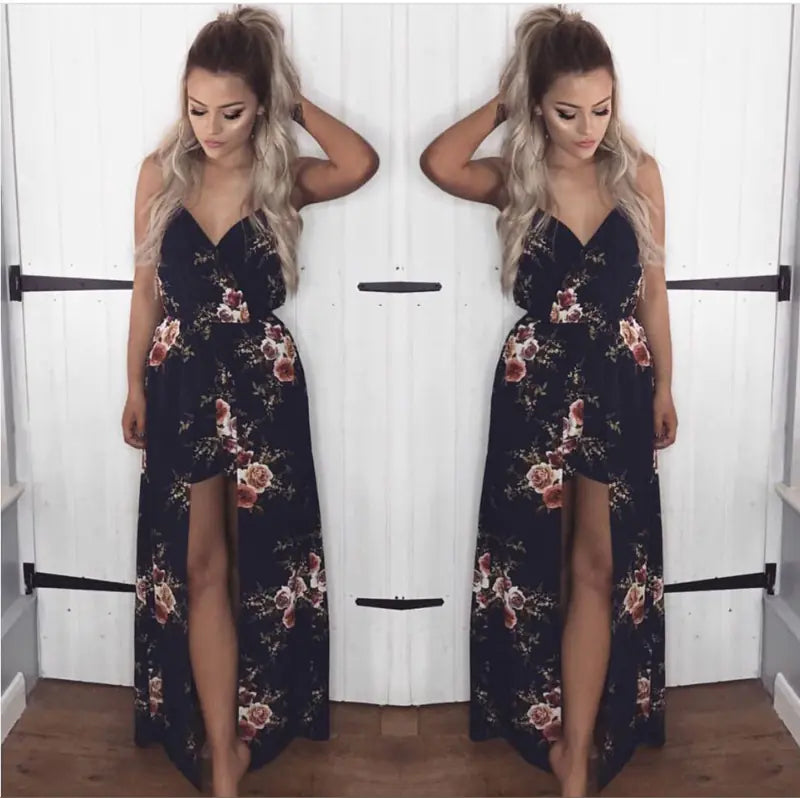Floral Jumpsuit Dress - Hot Summer 2018 in 6 Colors