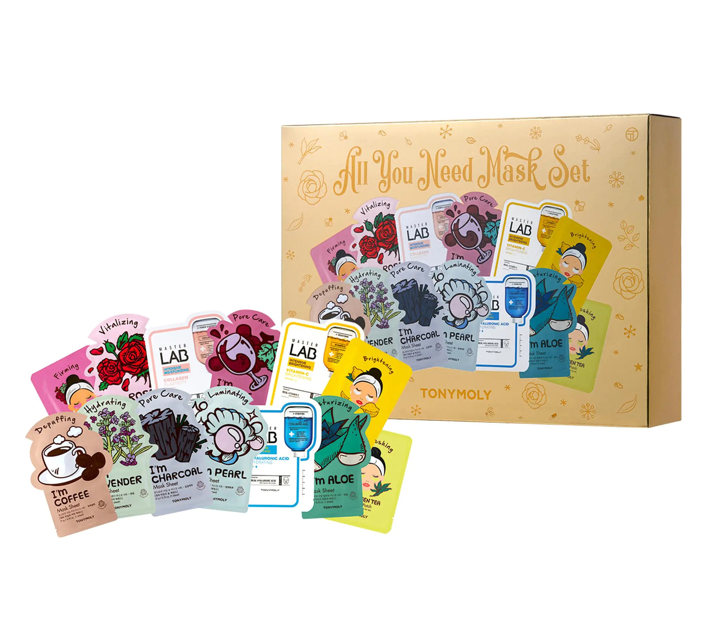 TONYMOLY All You Need Mask Set Radiance elasticity hydration and pore care Professional Skin Care