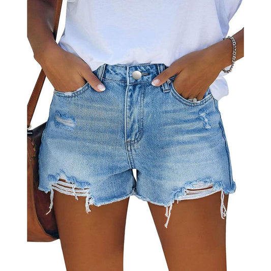 ONLYSHE Women'S Casual Denim Shorts Summer Jeans Stretchy Hot Short Pants Beach Fashion