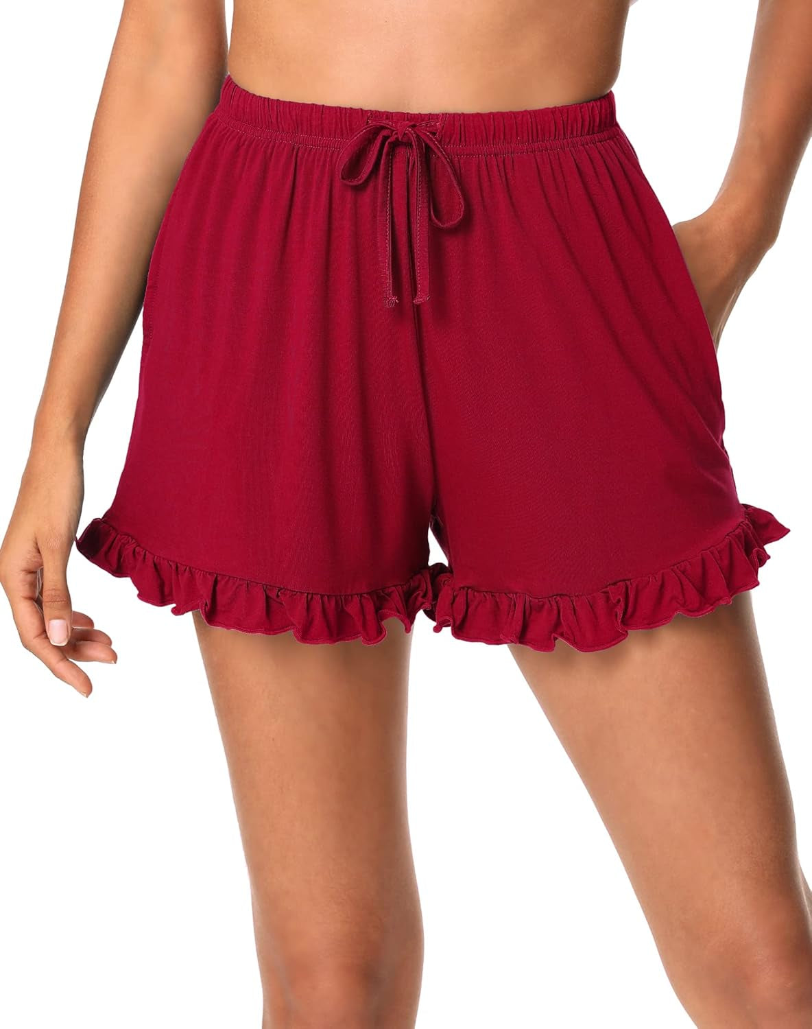 Bamboo Viscose Pajama Shorts for Women Soft Sleep Bottoms plus Size Lounge Boxers Pj Sleepwear Bottom S-4X