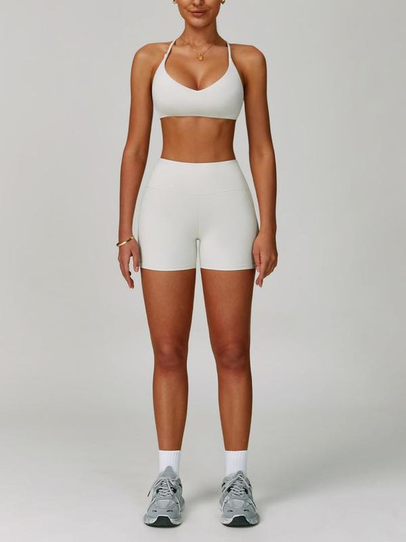 Women'S Summer Sports Set for Yoga and Running, New Activewear for Gym Workouts, Stylish Fitness Clothing for Women, Workout Sportswear