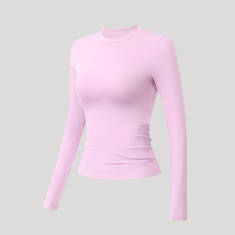 Timeoff 5 - Piece Solid Sports Tee Set , round Neck, Slim & Stretchy , Ideal for Yoga, Gym , Workouts – Women’S Athletic Wear