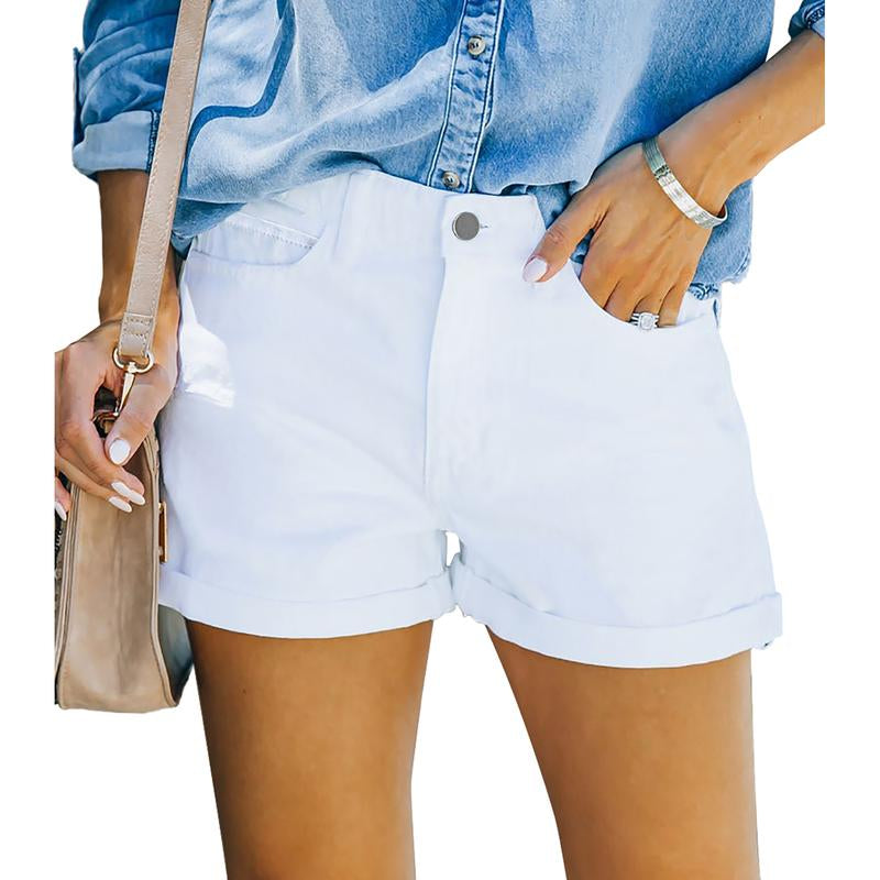 ONLYSHE Women'S Casual Denim Shorts Summer Jeans Stretchy Hot Short Pants Beach Fashion