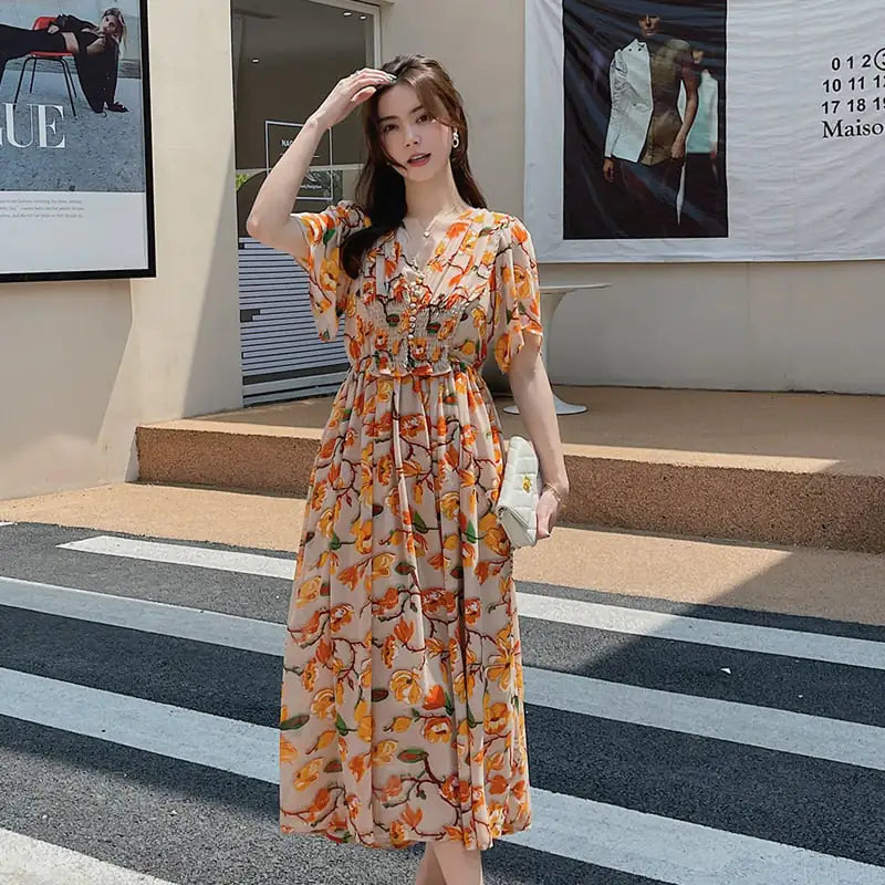 High-End Retro Long Dress for Women
