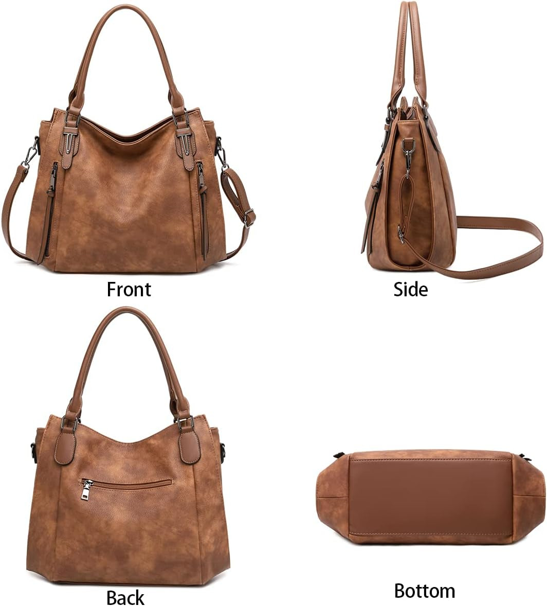 Hobo Bags for Women Handbags Purse Ladies Boho Shoulder Bag Crossbody Purses Faux Leather