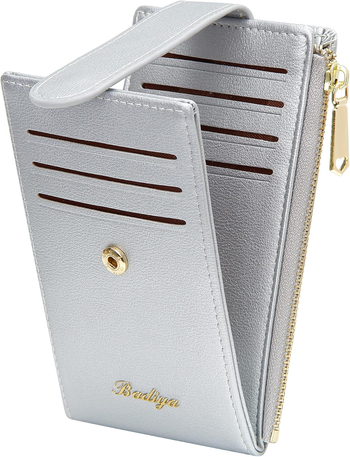 Card Holder Wallet for Women Rfld Slim Wallets Bifold Multi Card Case Coin Purse