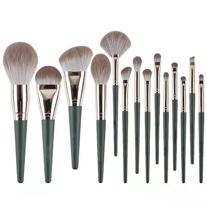 Makeup Brushes Set Large Fluffy Soft Eye Shadow Foundation Brush Women Cosmetic Powder Blush Blending Beauty Make up Tools