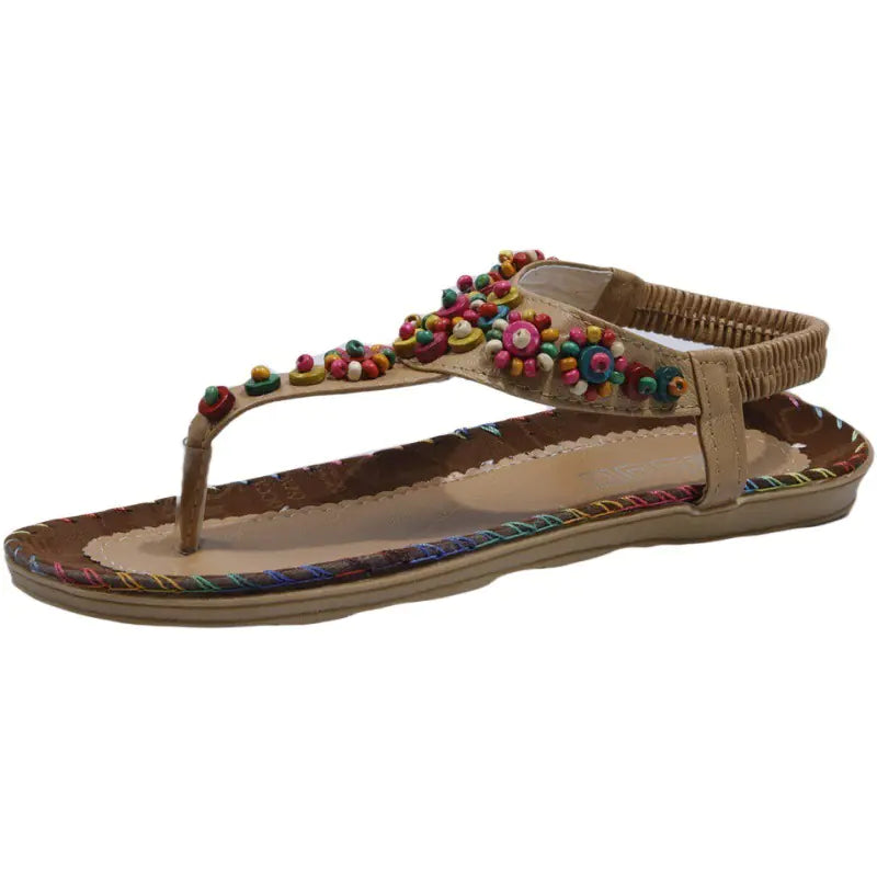 Beaded Beach Sandals for Women