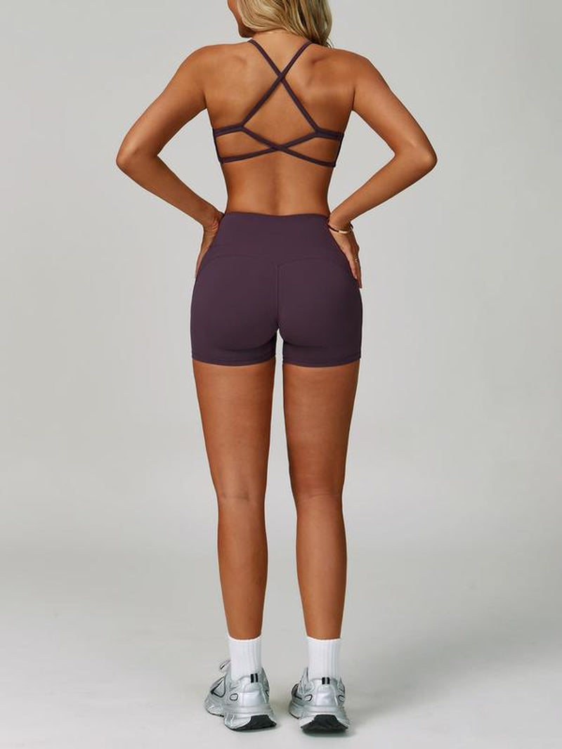 Women'S Summer Sports Set for Yoga and Running, New Activewear for Gym Workouts, Stylish Fitness Clothing for Women, Workout Sportswear