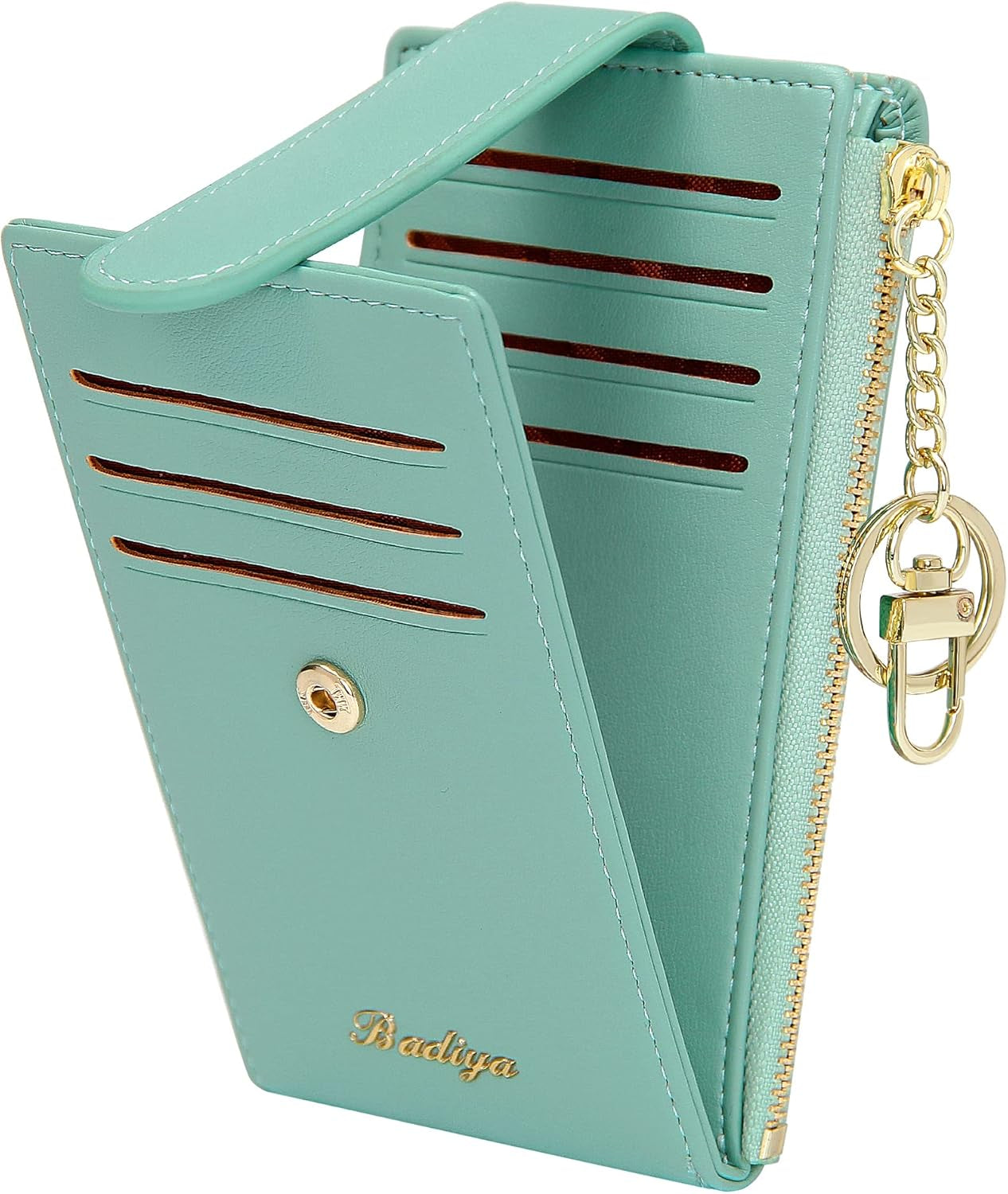 Card Holder Wallet for Women Rfld Slim Wallets Bifold Multi Card Case Coin Purse