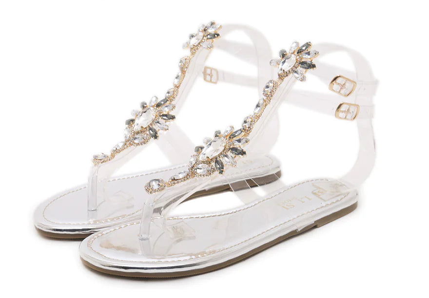 Rhinestone Sandals for Women