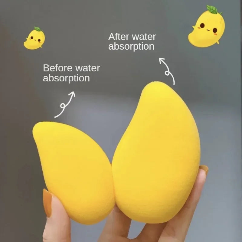 Mango Shape Soft Makeup Sponge Blender Face Beauty Cosmetic Powder Puff Make up Tools