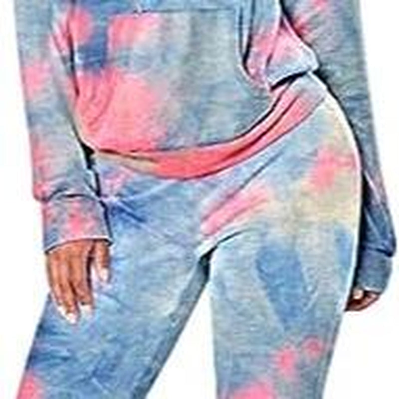FUPHINE Women'S 2 Piece Sets Long Sleeve Hoodies Sweatpant Set Lounge Sets Fall Outfits Tracksuit 2024 Clothes (Black,L)