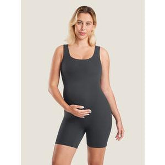 Momanda Square Neck Maternity Romper