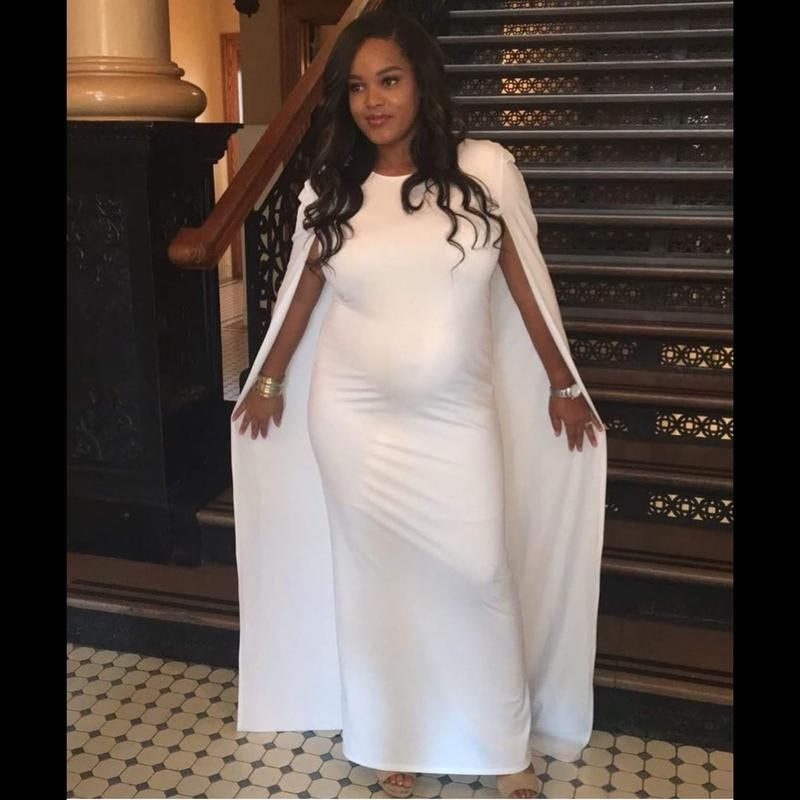 Maternity Cape Gown/ Dress