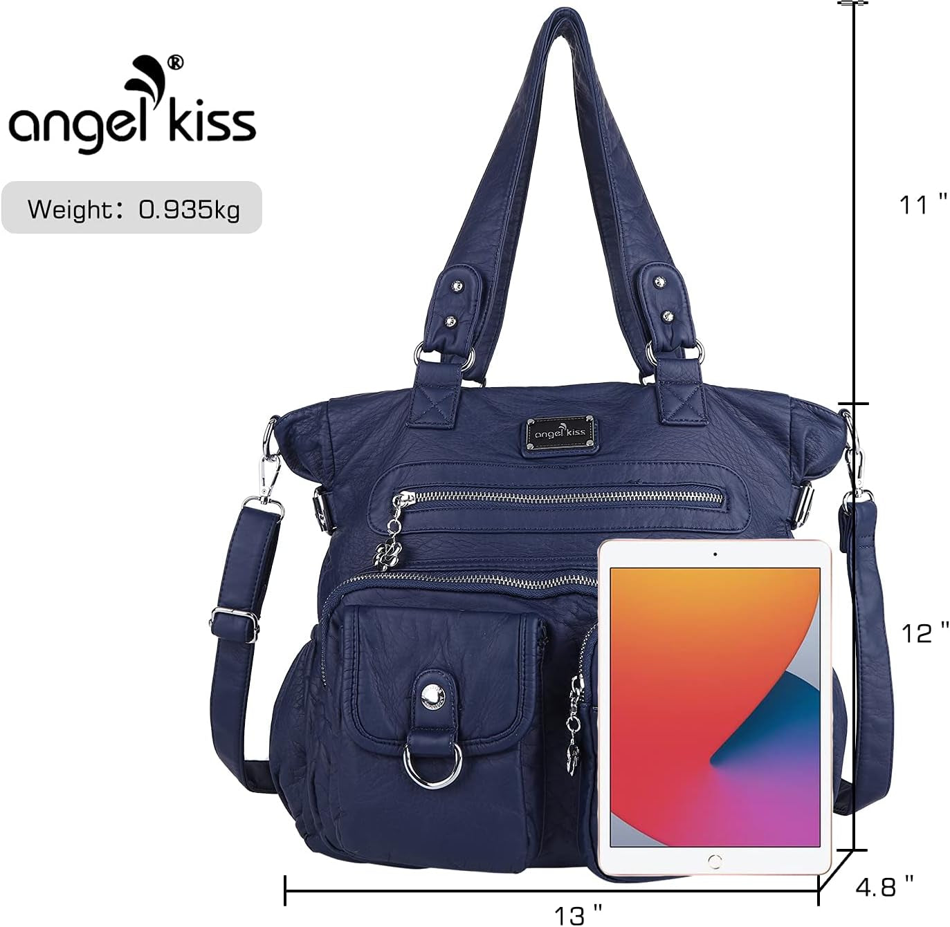 Large Purses for Women Soft PU Leather Hobo Bag for Women Shoulder Bags