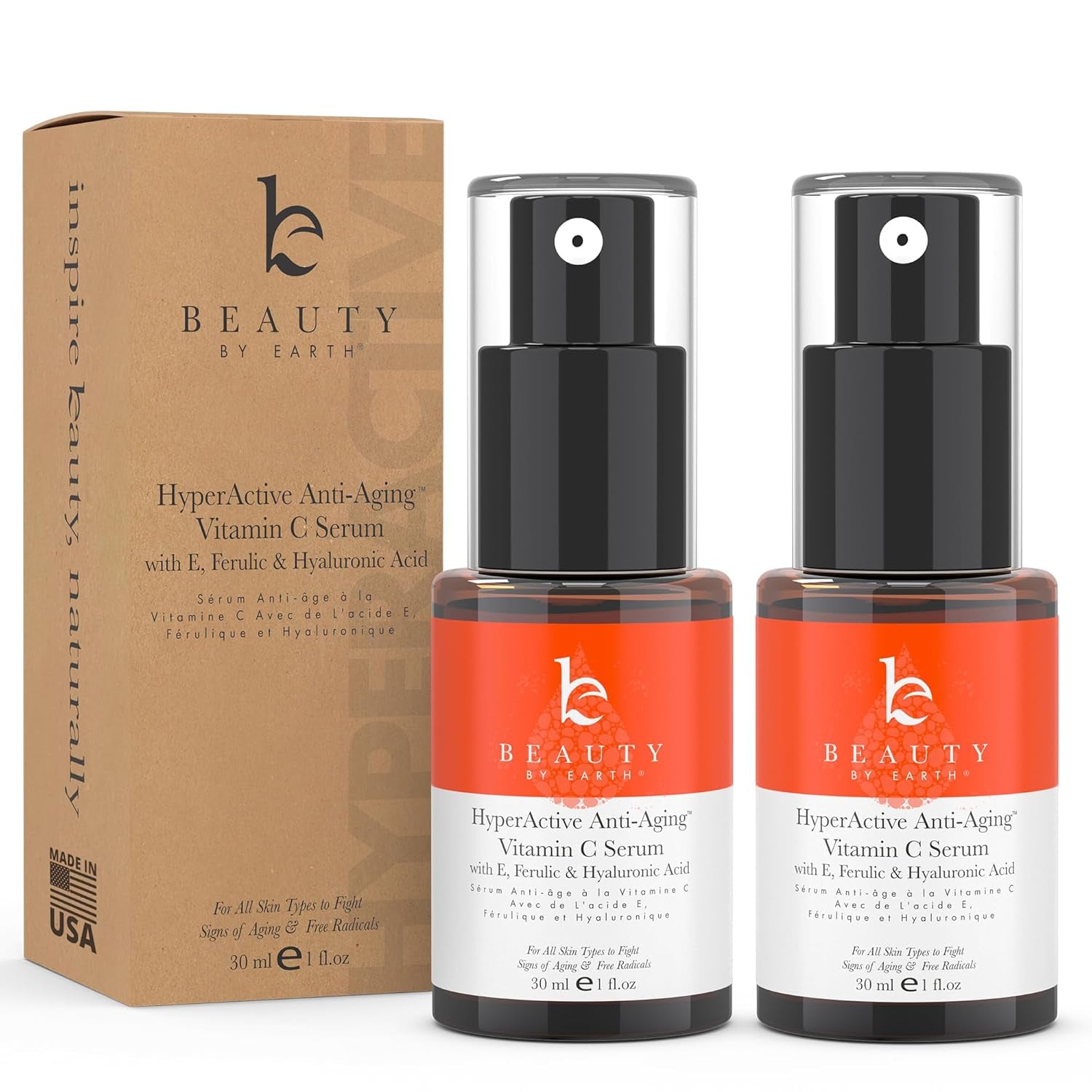 Bio Retinol Alternative Bakuchiol Serum - Smooths Skin & Reduces Fine Lines, USA Made with Natural & Organic Ingredients, Anti-Aging Skin Care Formula, Vegan, Cruelty Free