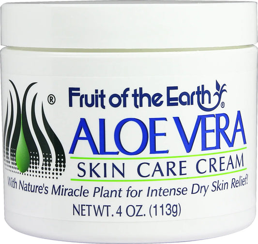 Fruit of the Earth Aloe Vera Skin Care Cream 4 Ounce