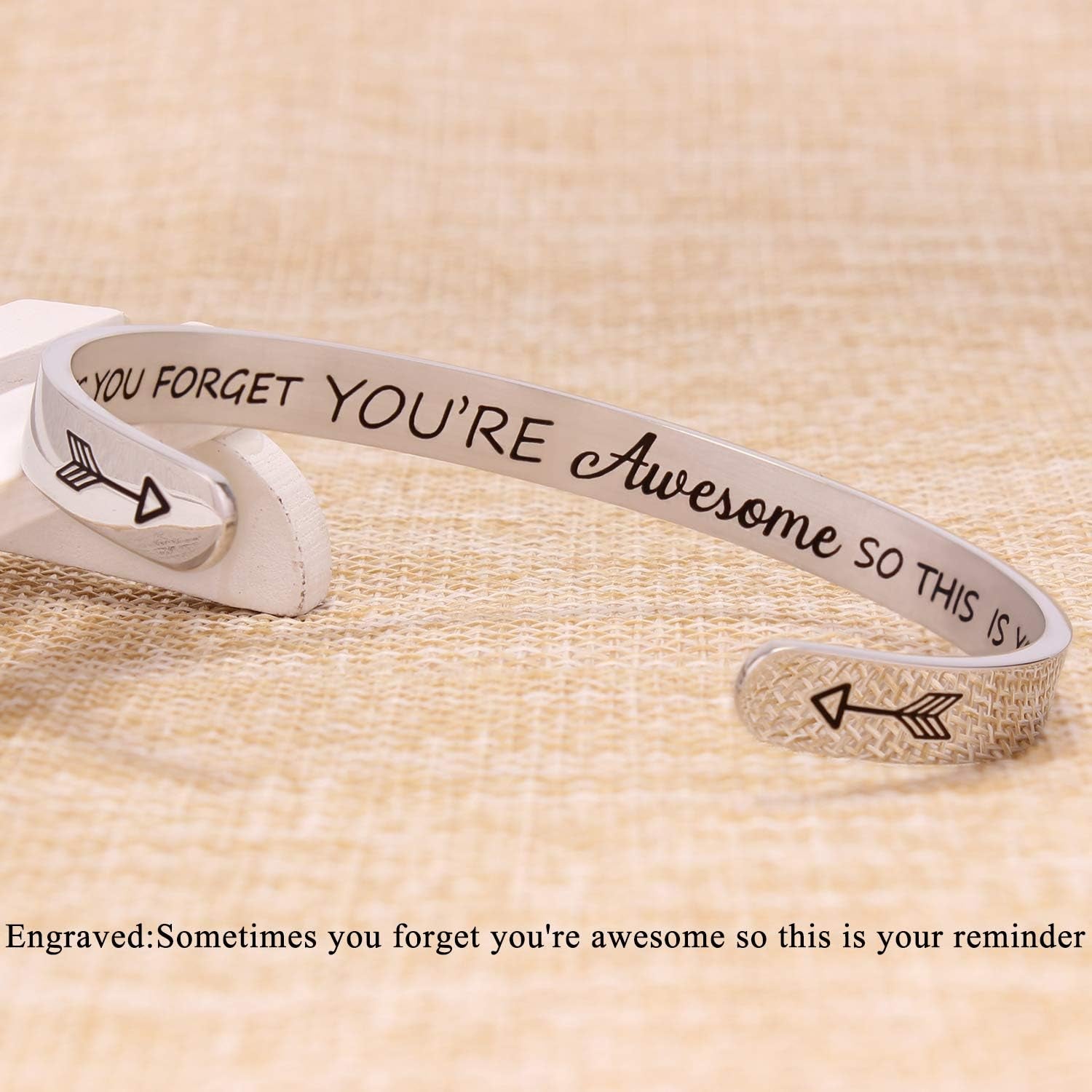 Bracelets for Women Mothers Day Bracelet Gifts from Daughter Inspirational Gifts for Women Graduation Gifts for Her Motivational Birthday Cuff Bangle Friendship Personalized Mantra Jewelry…