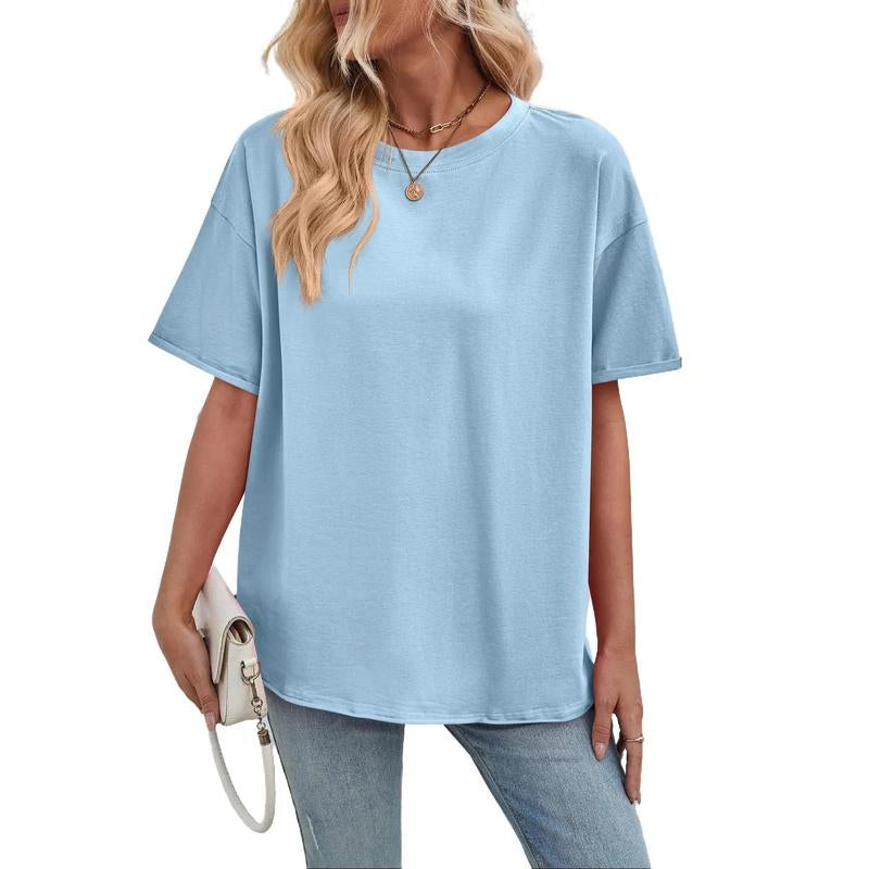 Women Oversized T-Shirt Summer Casual Short Sleeve Loose Tee Tops