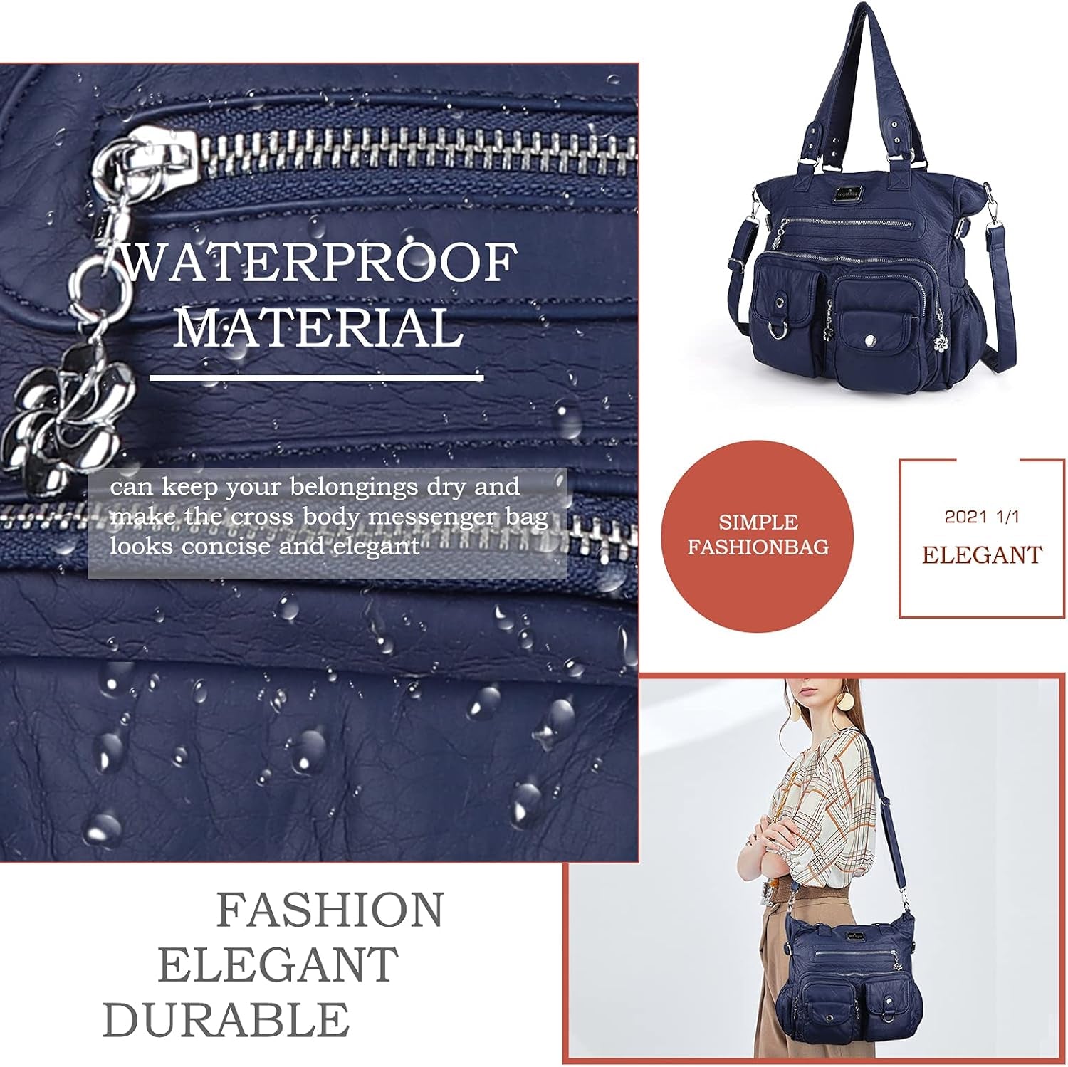 Large Purses for Women Soft PU Leather Hobo Bag for Women Shoulder Bags