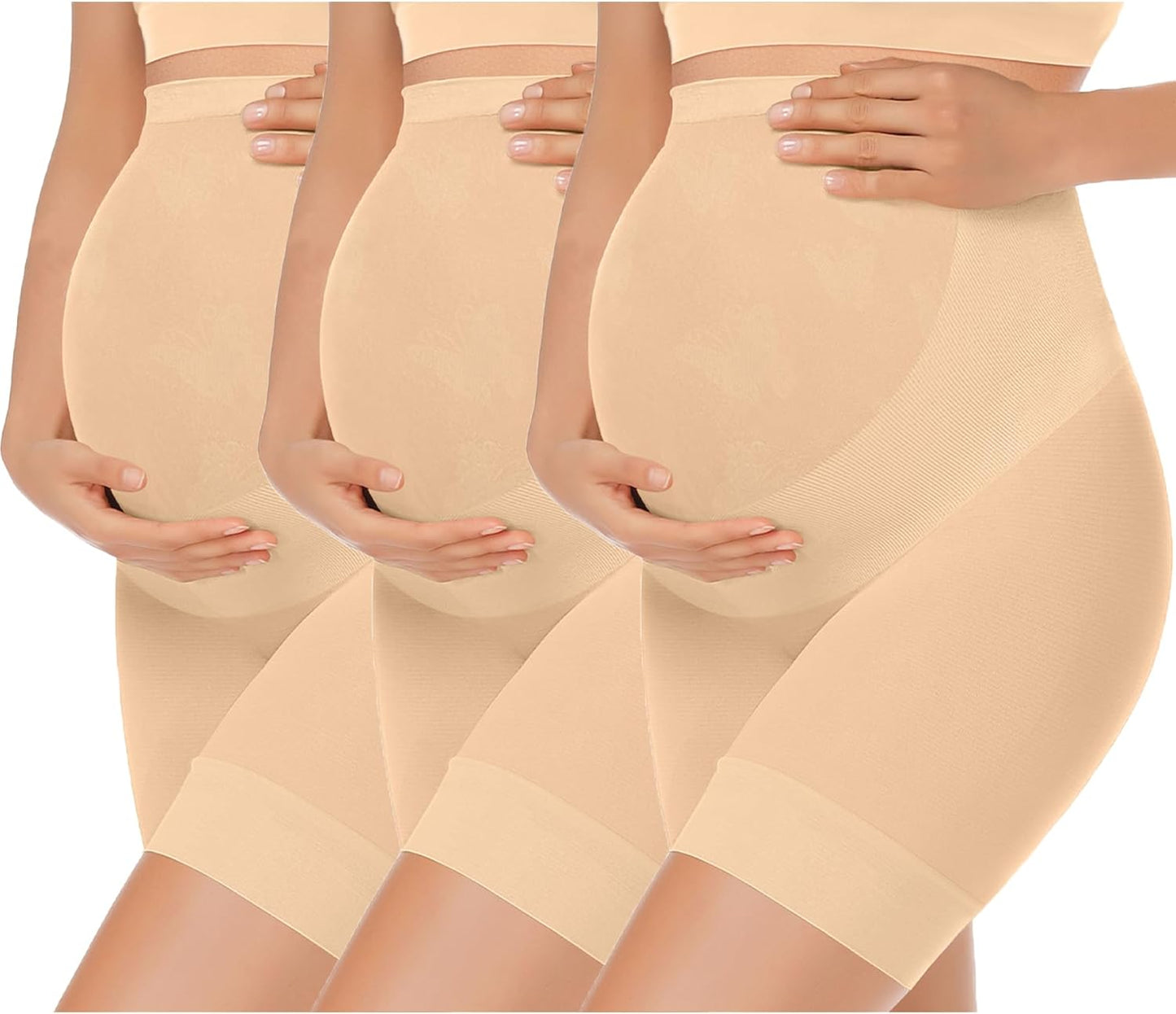 Shape Your Bump Seamless Maternity Shapewear for Dress, Pregnancy Postpartum Prevent Chafing Support-Underwear