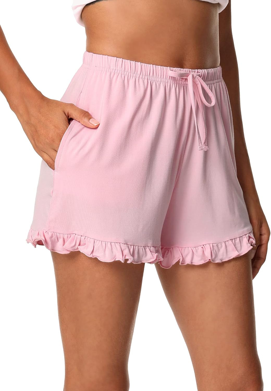 Bamboo Viscose Pajama Shorts for Women Soft Sleep Bottoms plus Size Lounge Boxers Pj Sleepwear Bottom S-4X