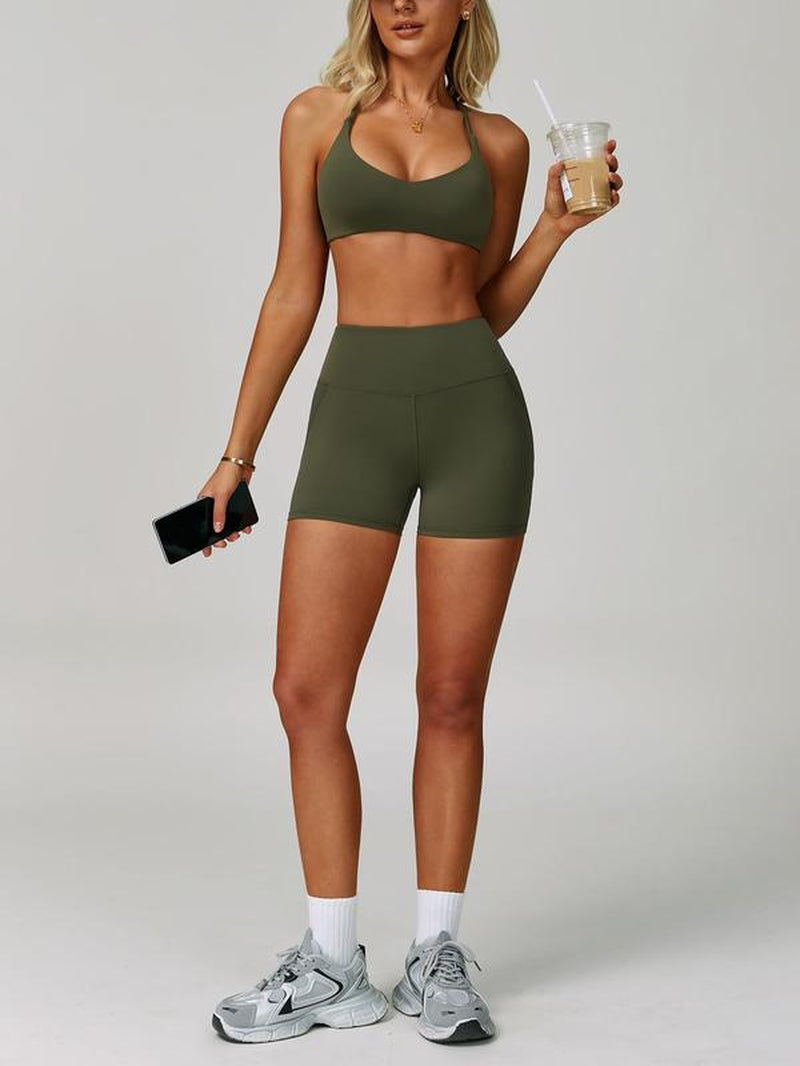 Women'S Summer Sports Set for Yoga and Running, New Activewear for Gym Workouts, Stylish Fitness Clothing for Women, Workout Sportswear
