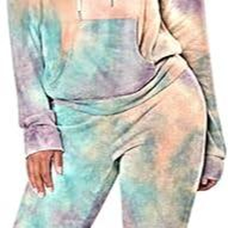 FUPHINE Women'S 2 Piece Sets Long Sleeve Hoodies Sweatpant Set Lounge Sets Fall Outfits Tracksuit 2024 Clothes (Black,L)