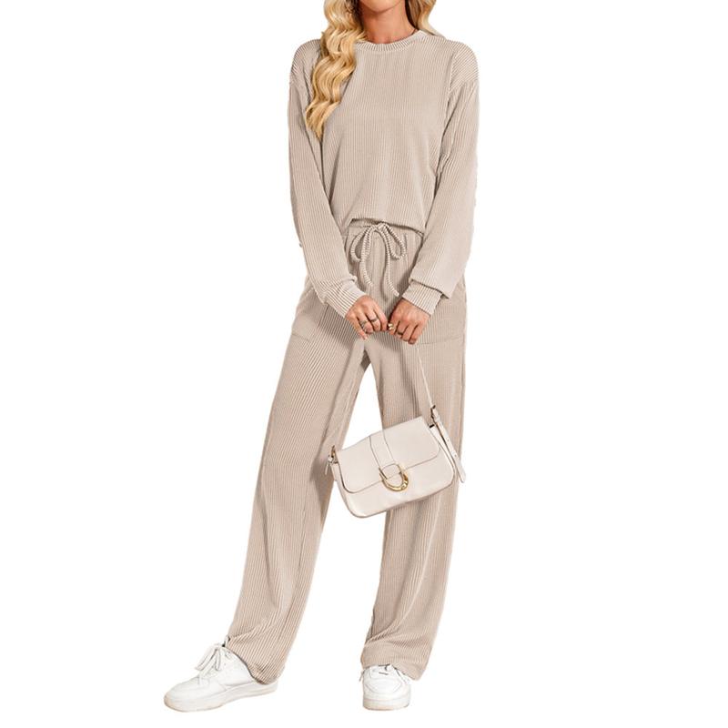 Two Piece Set Summer Lounge Tracksuit Outfits Shorts and Short Sleeve Tops Knitted Clothes