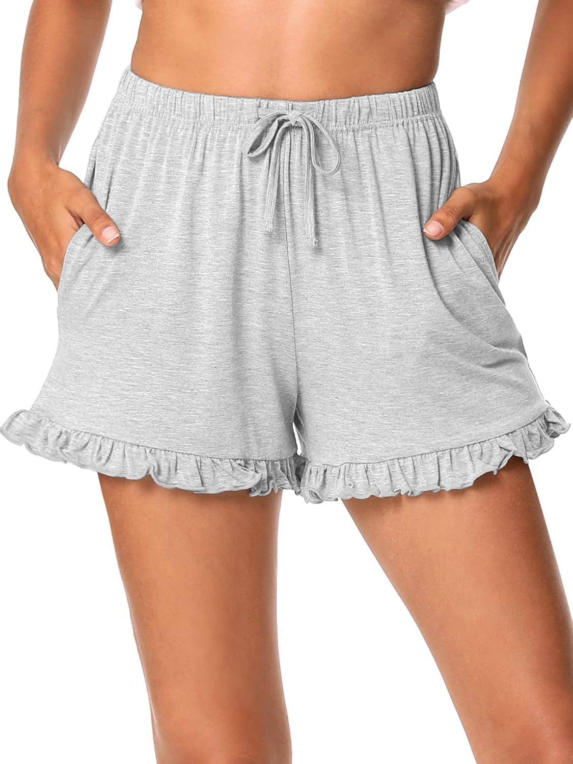 Bamboo Viscose Pajama Shorts for Women Soft Sleep Bottoms plus Size Lounge Boxers Pj Sleepwear Bottom S-4X