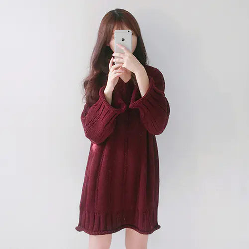 Knit Sweater Dress for Women