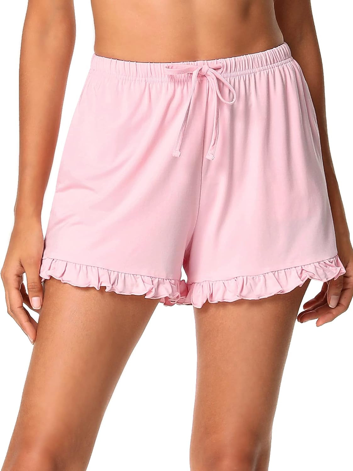 Bamboo Viscose Pajama Shorts for Women Soft Sleep Bottoms plus Size Lounge Boxers Pj Sleepwear Bottom S-4X