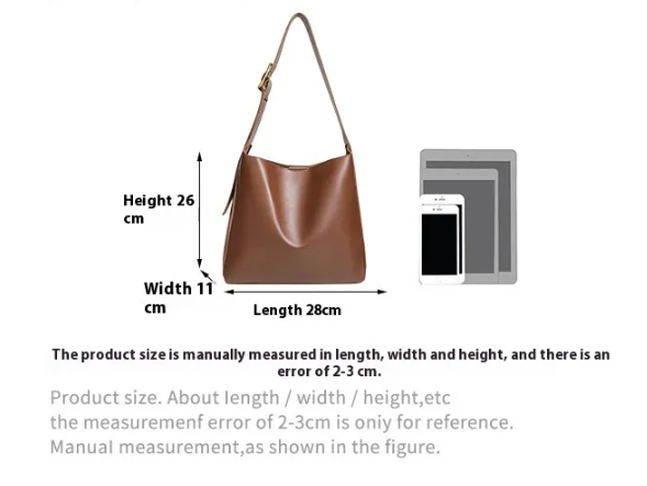 Retro Textured Maillard Tote Bag