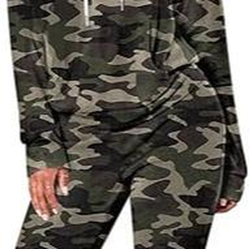 FUPHINE Women'S 2 Piece Sets Long Sleeve Hoodies Sweatpant Set Lounge Sets Fall Outfits Tracksuit 2024 Clothes (Black,L)
