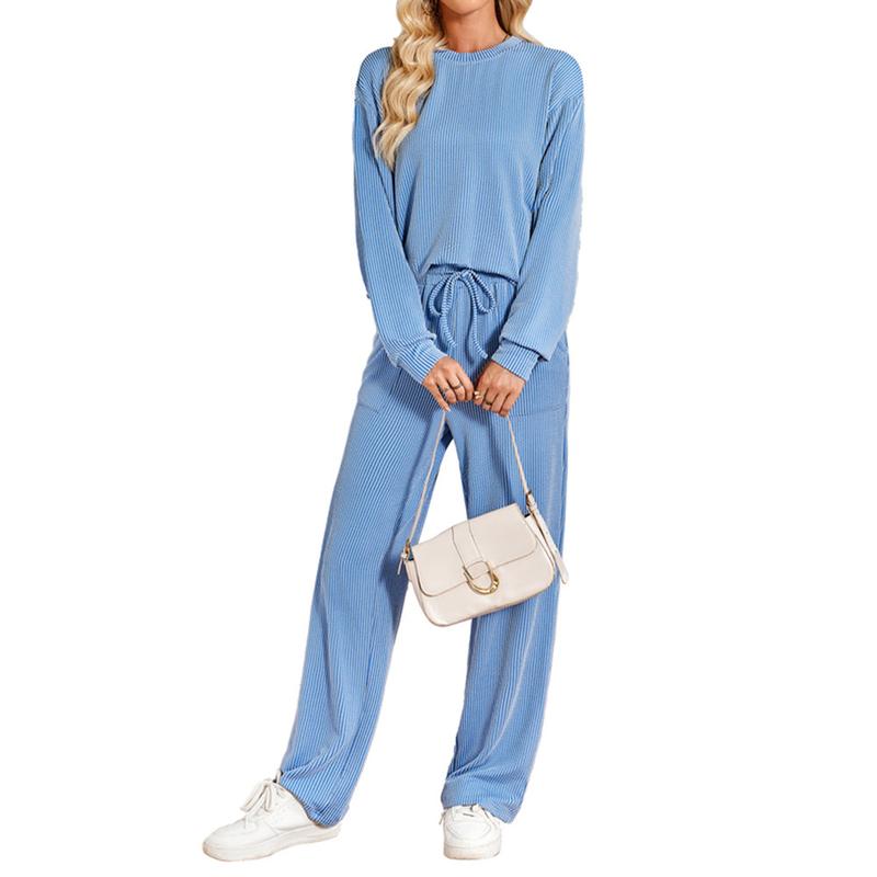 Two Piece Set Summer Lounge Tracksuit Outfits Shorts and Short Sleeve Tops Knitted Clothes