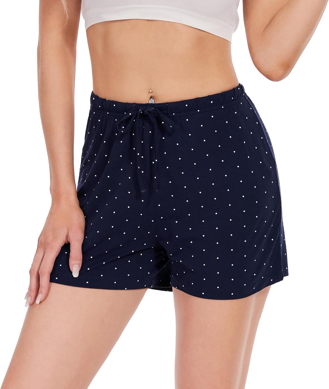 Bamboo Viscose Pajama Shorts for Women Soft Sleep Bottoms plus Size Lounge Boxers Pj Sleepwear Bottom S-4X