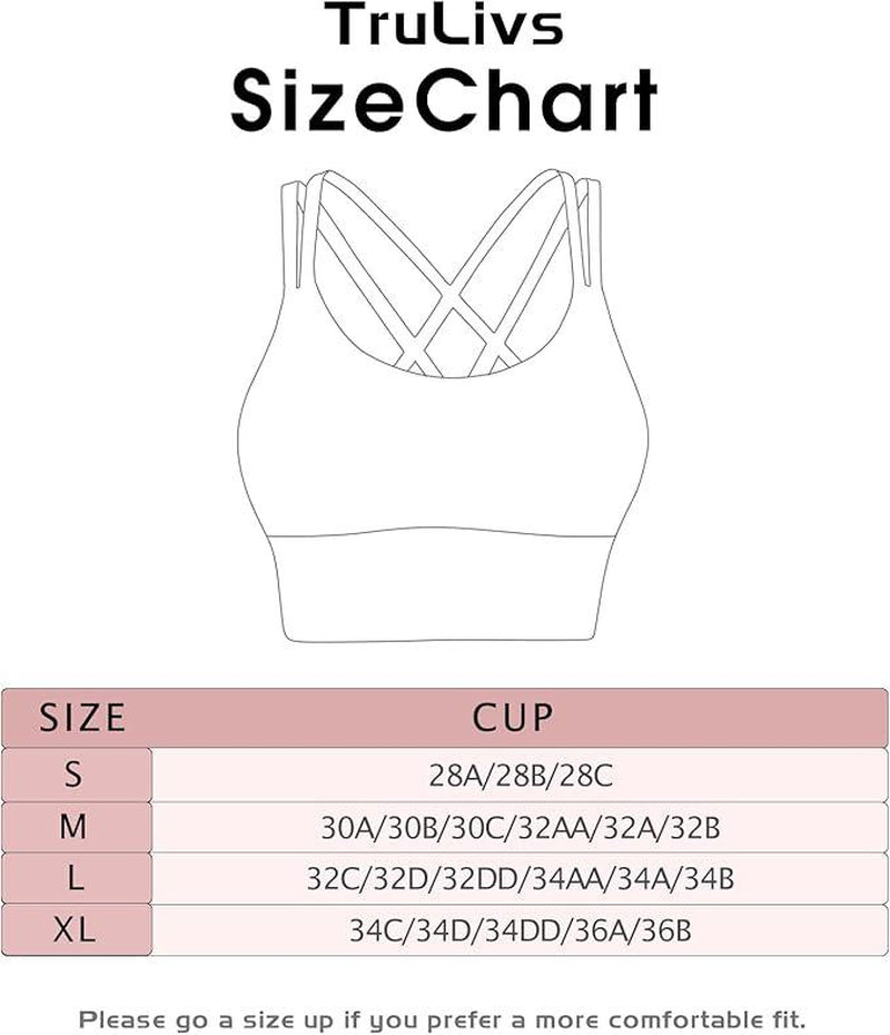 Women'S Sports Bras Seamless Longline Sports Bra for Women Pack with Removable Pad