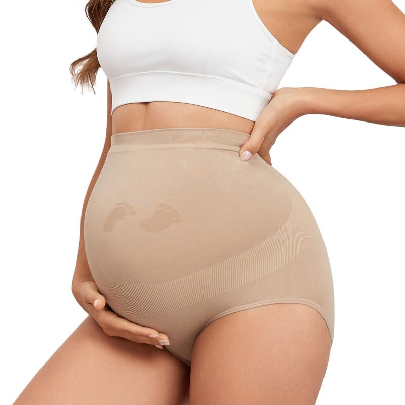 Y25D Maternity Underwear Seamless High Waisted Maternity Panties Belly Support over Bump Maternity Panties That Don' T Dig in Maternity Underwear for All Trimester Maternity Pants under Maternity Jeans