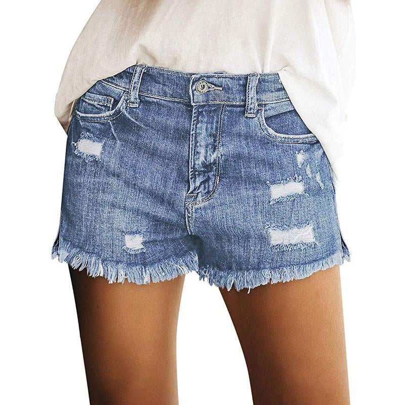 ONLYSHE Women'S Casual Denim Shorts Summer Jeans Stretchy Hot Short Pants Beach Fashion