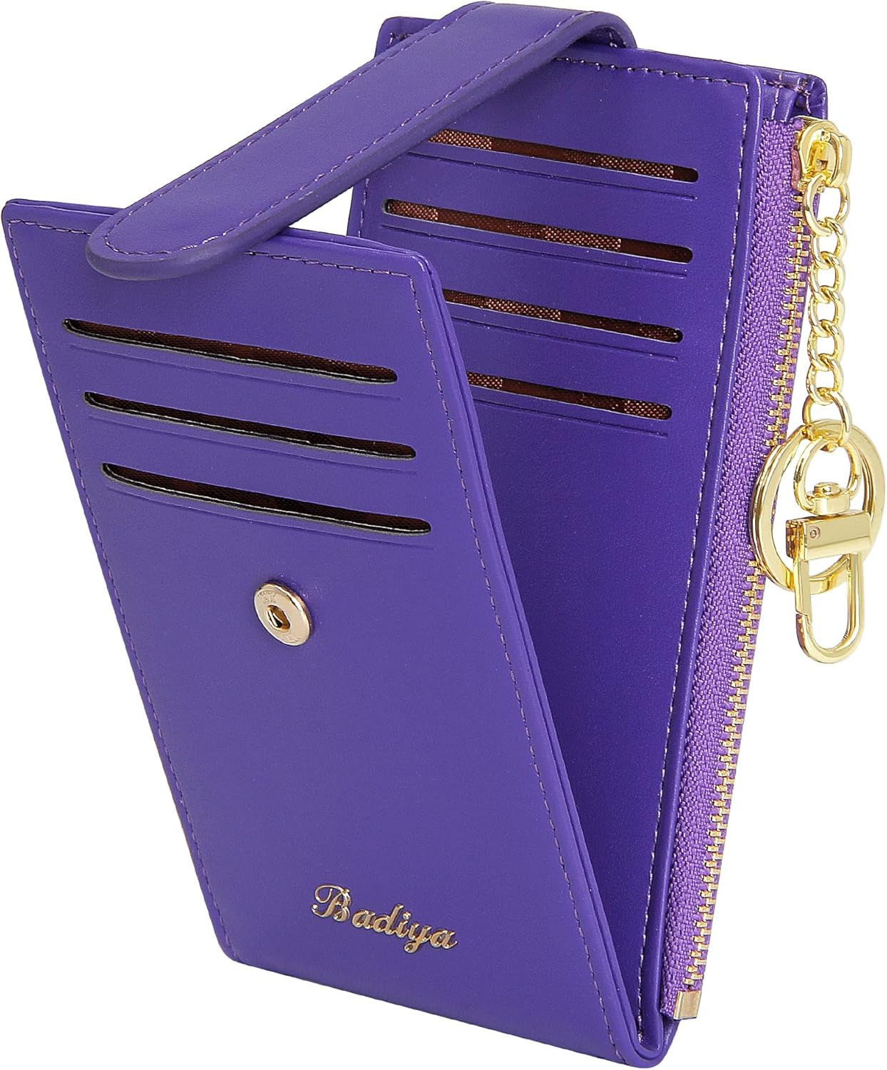Card Holder Wallet for Women Rfld Slim Wallets Bifold Multi Card Case Coin Purse