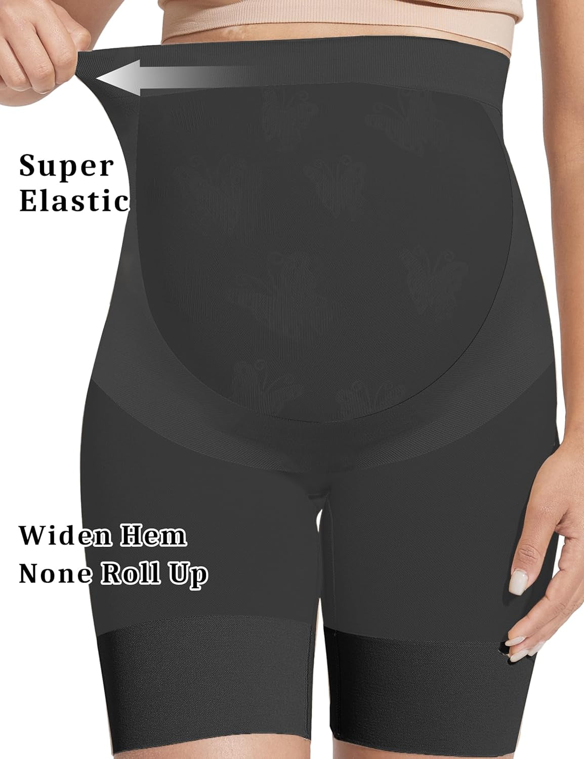Shape Your Bump Seamless Maternity Shapewear for Dress, Pregnancy Postpartum Prevent Chafing Support-Underwear