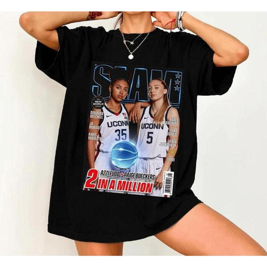 Azzi Fudd Paige Buecckers Uconn Huskies University of Coonnecticut Womens Shirt, Gift for Fan, Unisex Short Sleeve Tee