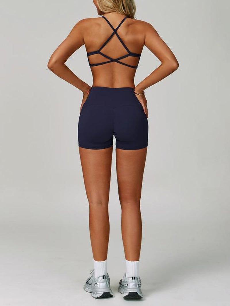 Women'S Summer Sports Set for Yoga and Running, New Activewear for Gym Workouts, Stylish Fitness Clothing for Women, Workout Sportswear