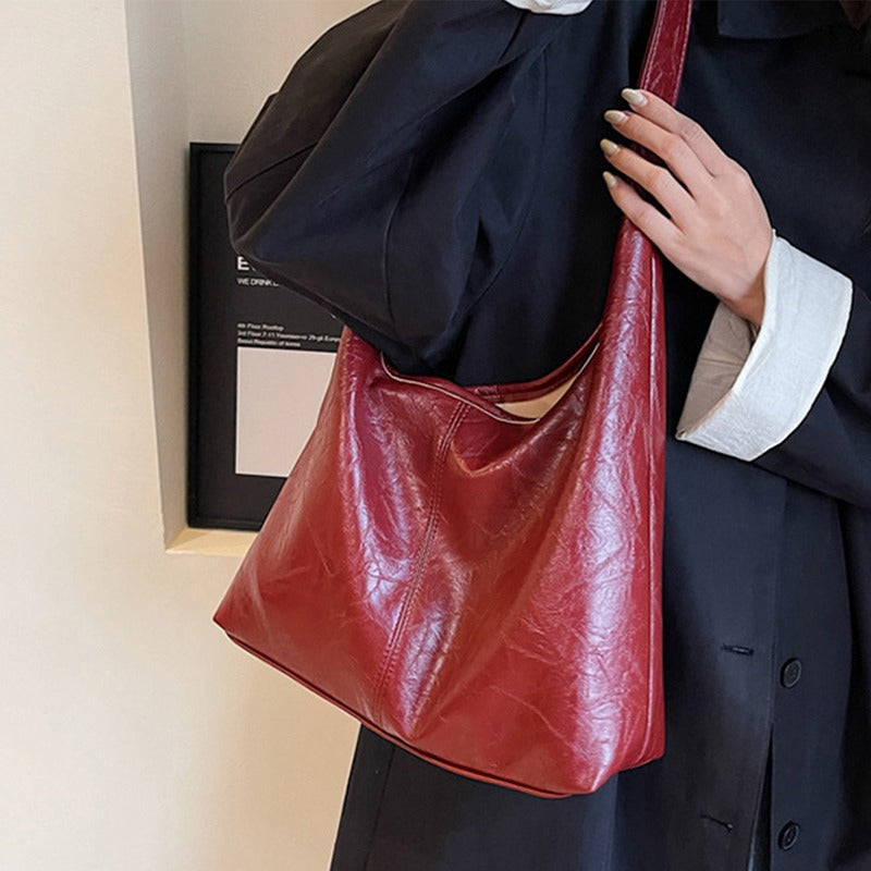 2pcs Fashion Shoulder Bag & Clutch Set